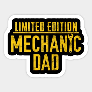 LIMITED EDITION Mechanic Dad Sticker